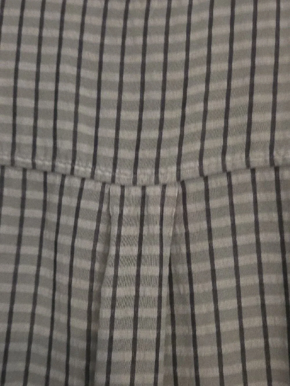 cloth & stone Olive and Black Striped Button-Down Blouse - Picture 4 of 8